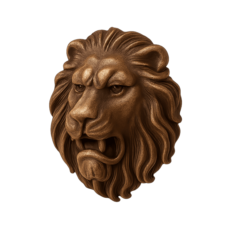 Lion Rugissant