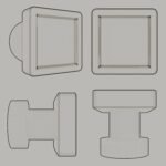 Carré Palazzo Essentiel sketch 3D - Holdon Paris