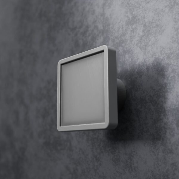 Carré Palazzo — M — Aluminium Satiné