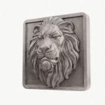 Carré Palazzo Lion Endormi Aluminium Satiné taille Header – Holdon - Holdon Paris