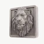 Carré Palazzo Lion Endormi Aluminium Satiné taille Header – Holdon - Holdon Paris