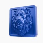 Carré Palazzo Lion Endormi Bleu Electrique taille Header – Holdon - Holdon Paris
