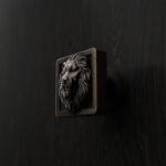 Carré Palazzo Lion Endormi Bronze Ancien - Holdon Paris