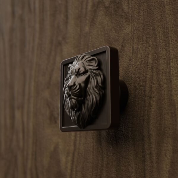 Carré Palazzo — Lion Endormi — M — Bronze Mat