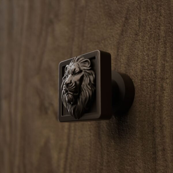 Carré Palazzo — Lion Endormi — S — Bronze Mat