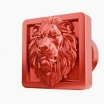 Carré Palazzo Lion Endormi Candy Red - Holdon Paris