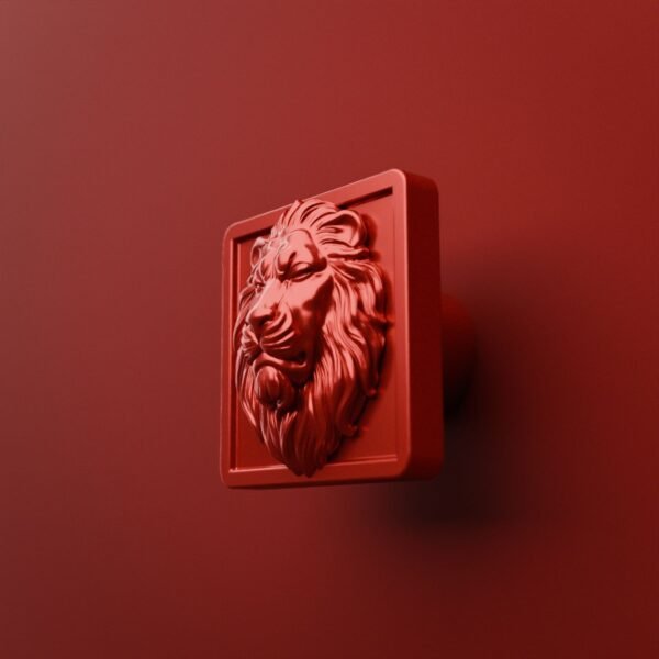 Palazzo Square, Sleeping Lion, M, Candy Red