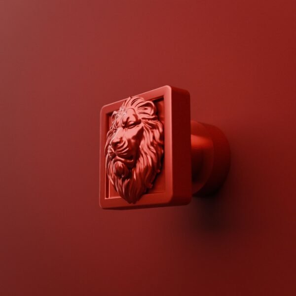 Palazzo Square, Sleeping Lion, S, Candy Red