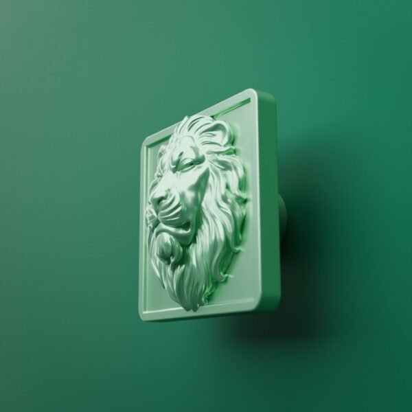 Carré Palazzo — Lion Endormi — L — Emeraude Claire