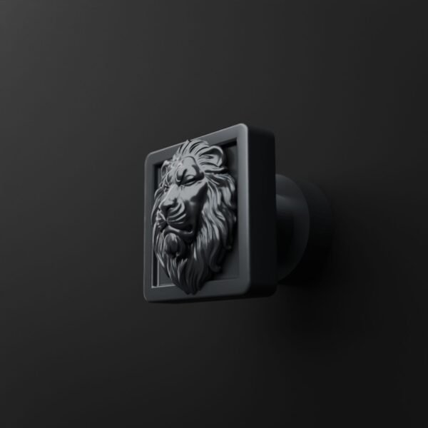 Palazzo Square, Sleeping Lion, S, Titanium Gray