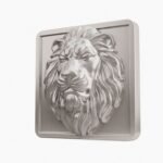 Carré Palazzo Lion Endormi Gris argenté taille Header – Holdon - Holdon Paris