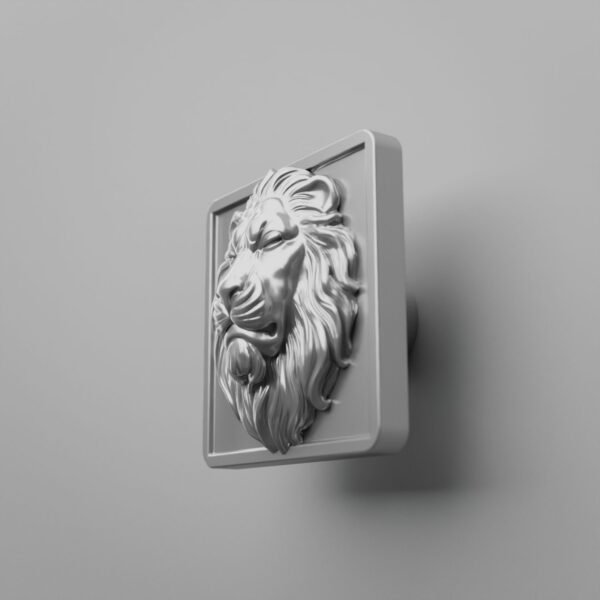 Palazzo Square, Sleeping Lion, L, Silver Gray