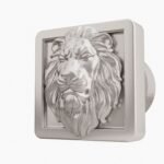 Carré Palazzo Lion Endormi Gris argenté - Holdon Paris