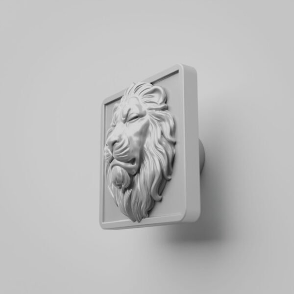 Carré Palazzo — Lion Endormi — L — White Snow