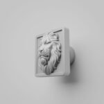 Carré Palazzo Lion Endormi White Snow - Holdon Paris
