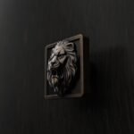 Carré Palazzo Lion Rugissant Bronze Ancien - Holdon Paris