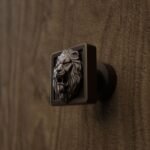 Carré Palazzo Lion Rugissant Bronze Mat - Holdon Paris