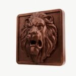 Carré Palazzo Lion Rugissant Cuivre Satiné taille Header – Holdon - Holdon Paris