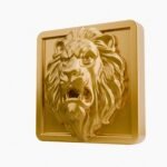 Carré Palazzo Lion Rugissant Golden Sun taille Header – Holdon - Holdon Paris