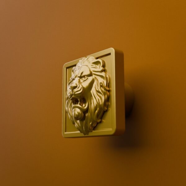 Carré Palazzo — Lion Rugissant — M — Golden Sun