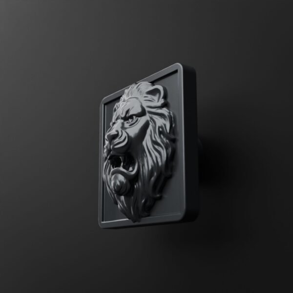 Palazzo Square, Roaring Lion, L, Titanium Gray