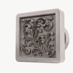 Carré Palazzo Rinceaux Aluminium Satiné - Holdon Paris