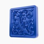 Carré Palazzo Rinceaux Bleu Electrique taille Header – Holdon - Holdon Paris