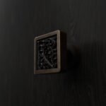 Palazzo Square, Scrollwork, S, Antique Bronze