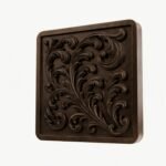 Carré Palazzo Rinceaux Bronze Mat taille Header – Holdon - Holdon Paris