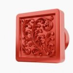 Carré Palazzo Rinceaux Candy Red - Holdon Paris