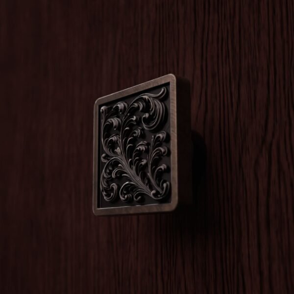 Palazzo Square, Scrollwork, M, Antique Copper
