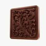 Carré Palazzo Rinceaux Cuivre Satiné taille Header – Holdon - Holdon Paris