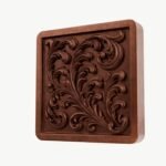Carré Palazzo Rinceaux Cuivre Satiné taille Header – Holdon - Holdon Paris