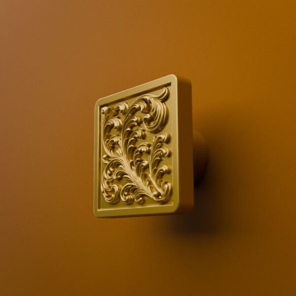 Carré Palazzo — Rinceaux — M — Golden Sun