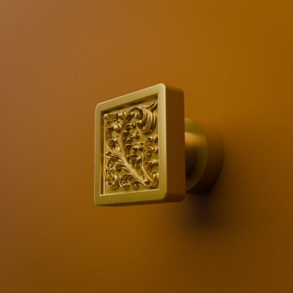 Palazzo Square, Scrollwork, S, Golden Sun