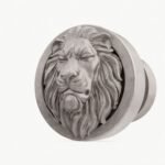 Rond Classica Lion Endormi Aluminium Satiné - Holdon Paris