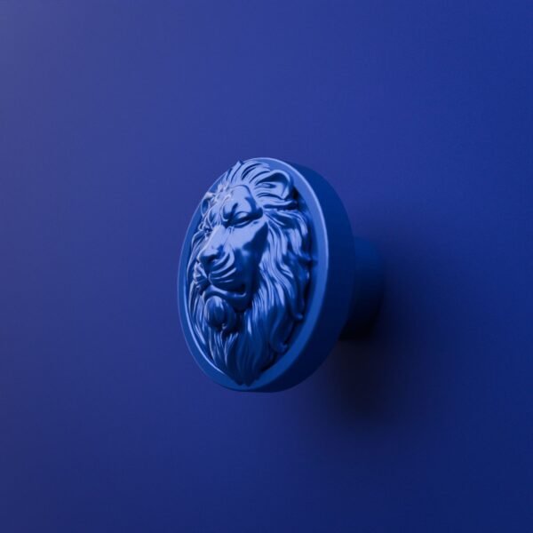 Rond Classica — Lion Endormi — M — Bleu Electrique