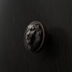 Rond Classica Lion Endormi Bronze Ancien - Holdon Paris
