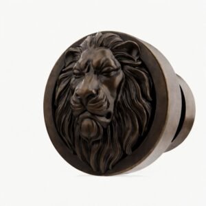 Rond Classica Lion Endormi Bronze Ancien - Holdon Paris