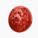 Rond Classica Lion Endormi Candy Red taille Header – Holdon - Holdon Paris