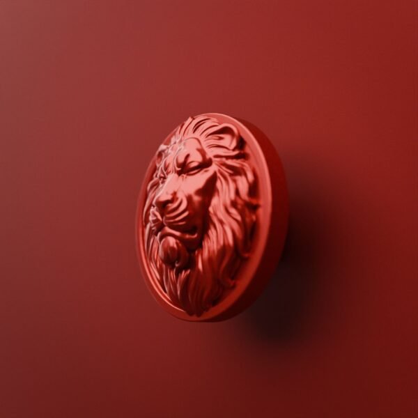 Classica Round, Sleeping Lion, L, Candy Red