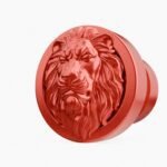 Rond Classica Lion Endormi Candy Red - Holdon Paris