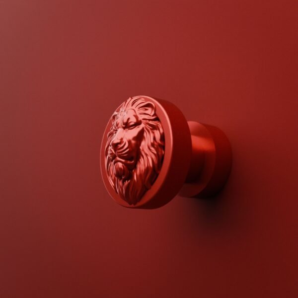 Rond Classica — Lion Endormi — S — Candy Red
