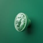 Rond Classica Lion Endormi Emeraude Claire - Holdon Paris