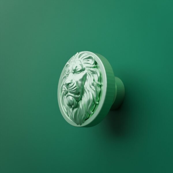 Classica Round, Sleeping Lion, M, Light Emerald