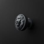 Classica Round, Sleeping Lion, S, Titanium Gray