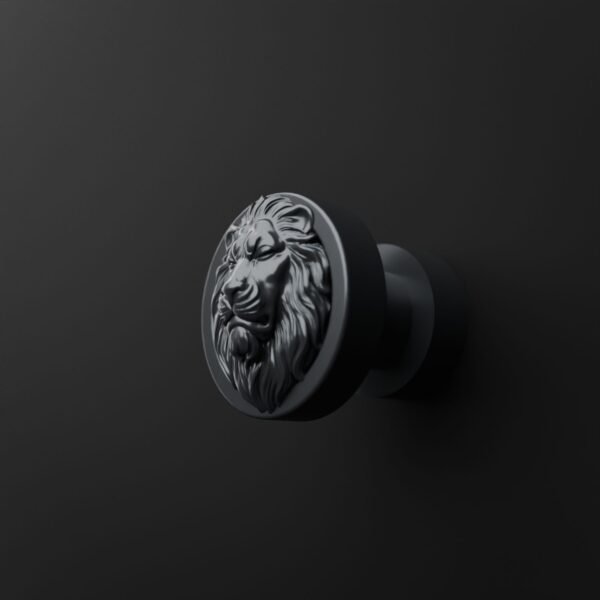 Classica Round, Sleeping Lion, S, Titanium Gray