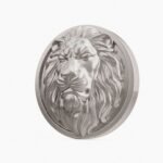 Rond Classica Lion Endormi Gris argenté taille Header – Holdon - Holdon Paris