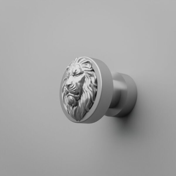 Rond Classica — Lion Endormi — S — Gris argenté