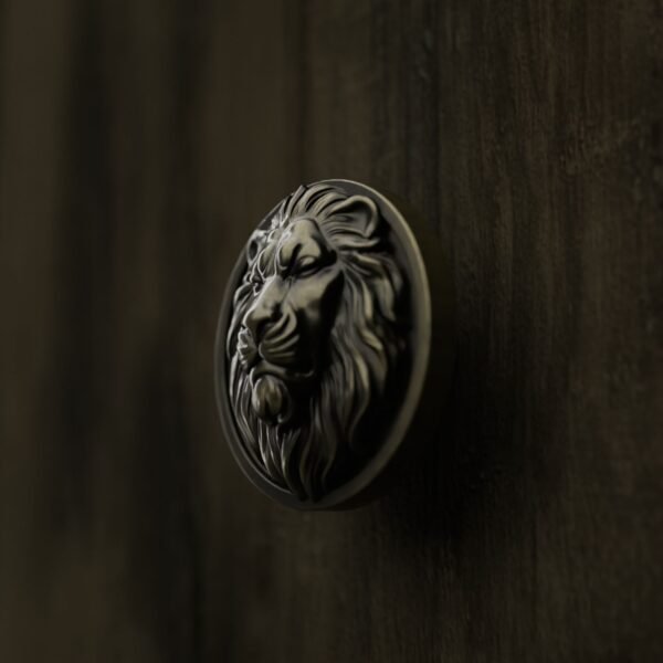 Rond Classica — Lion Endormi — L — Laiton Ancien